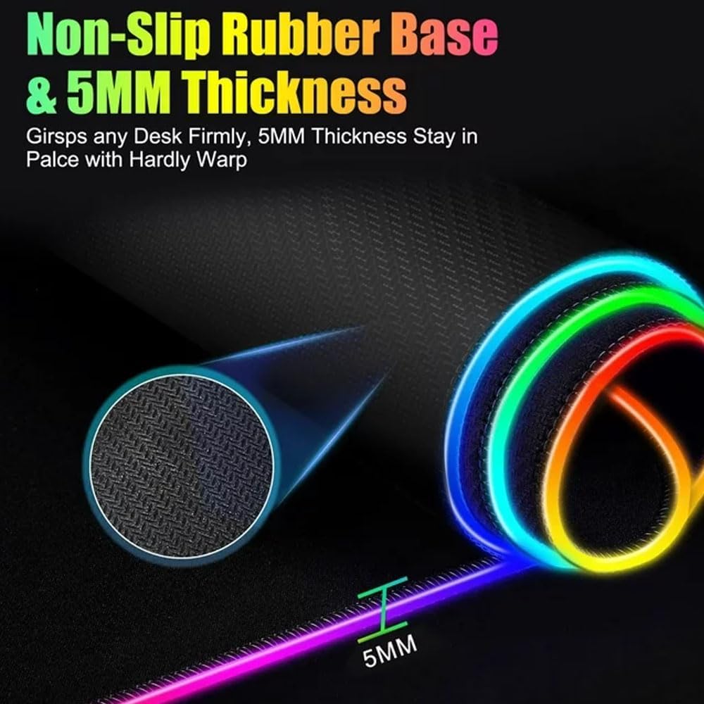 Wireless Charging RGB Gaming Mouse Pad 15W