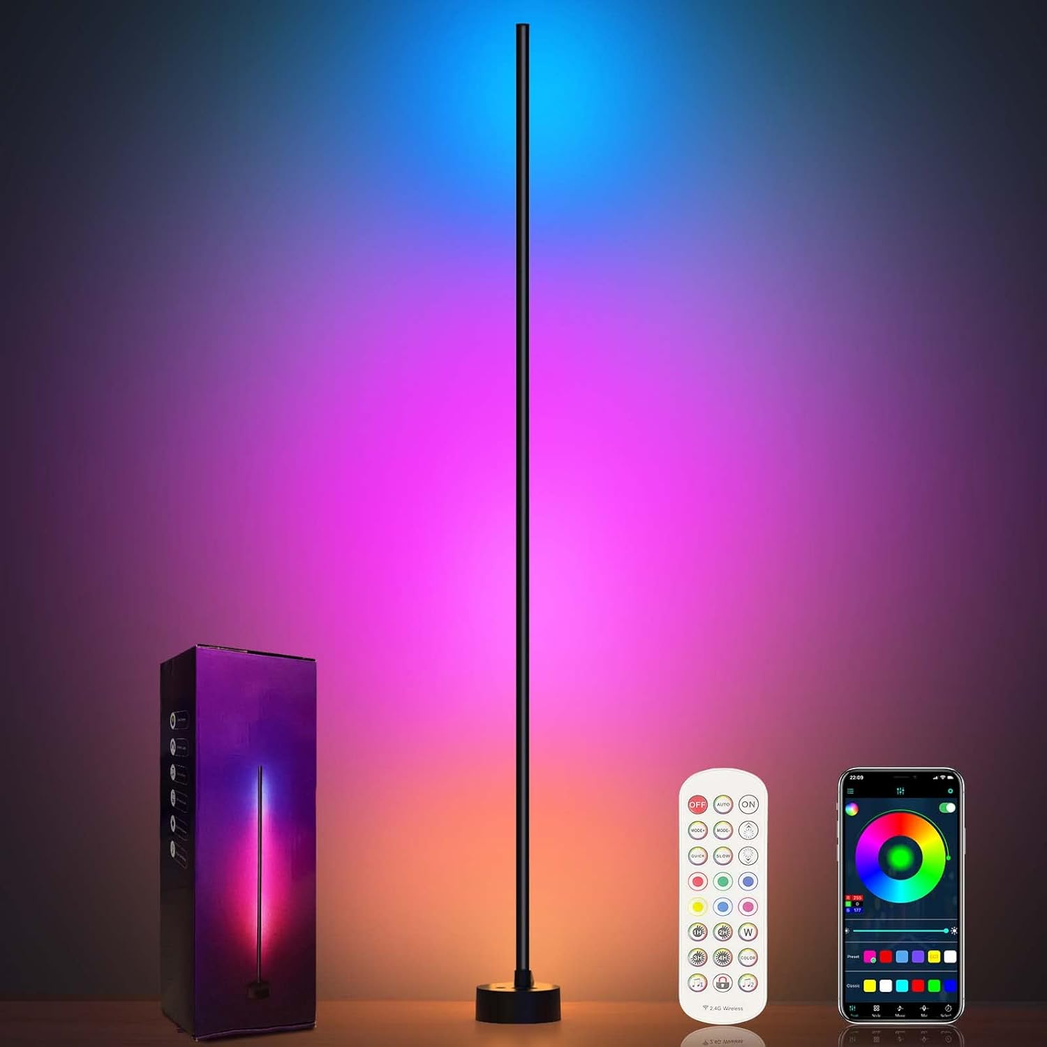 Miortior Corner Floor Lamp