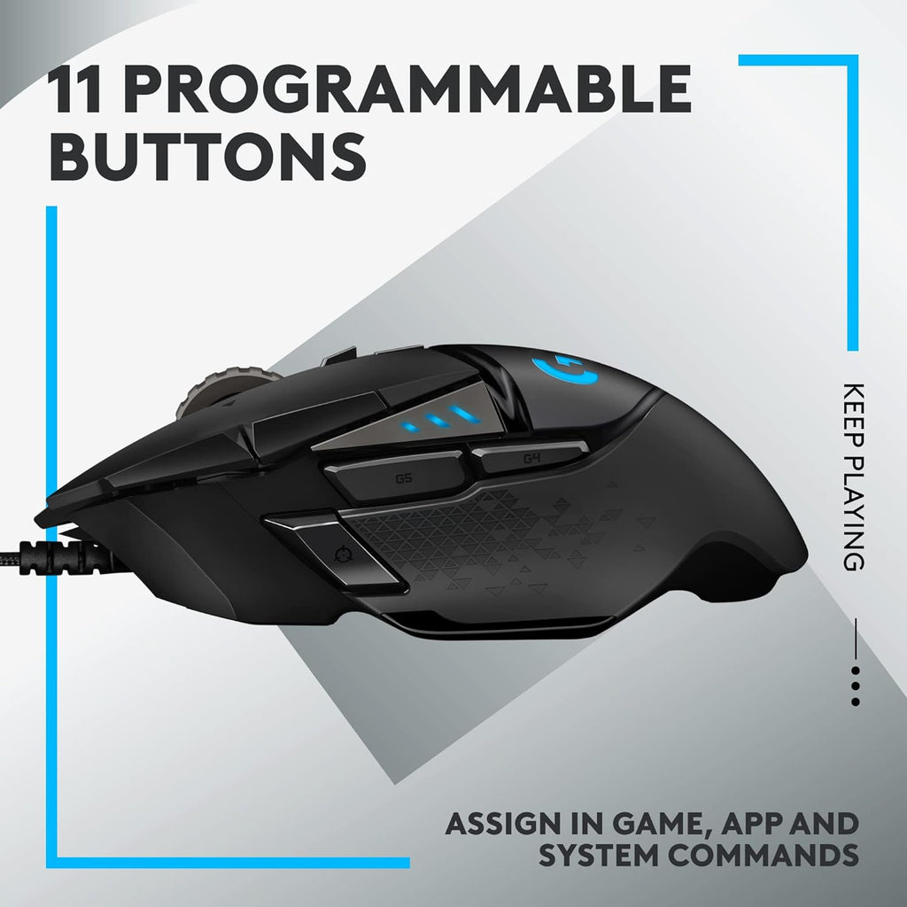Logitech G502 Hero Wired Gaming Mouse