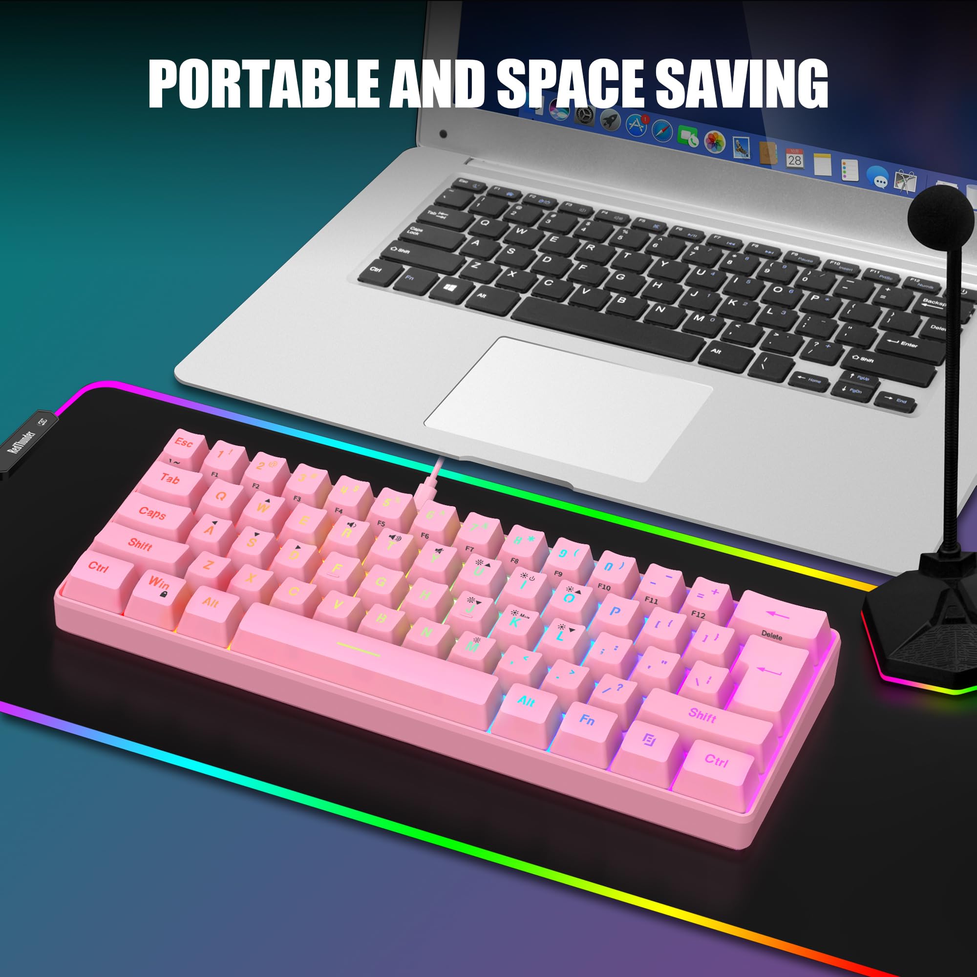 RedThunder 60% Wireless Gaming Keyboard and Mouse