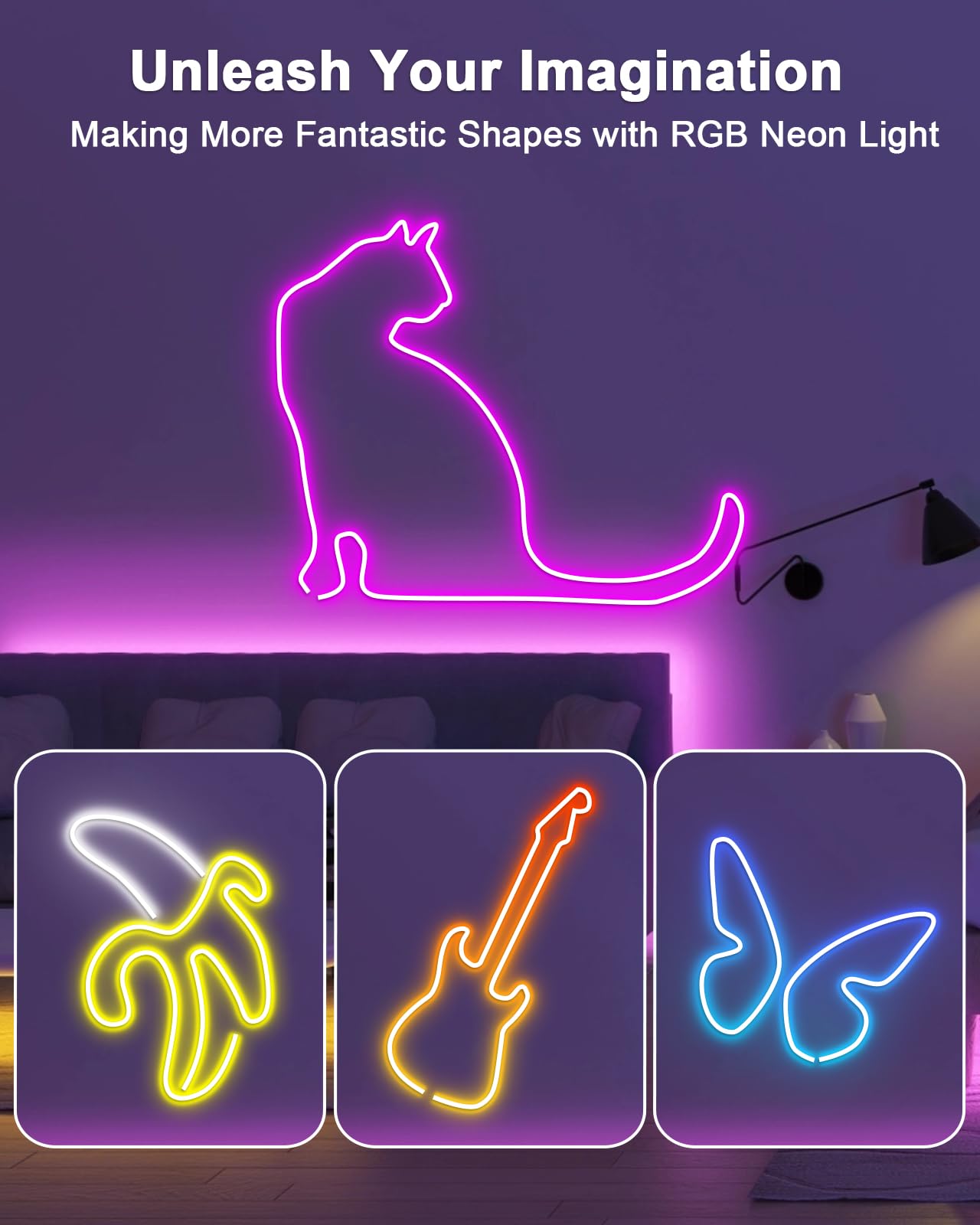 40Ft LED Neon Rope Lights