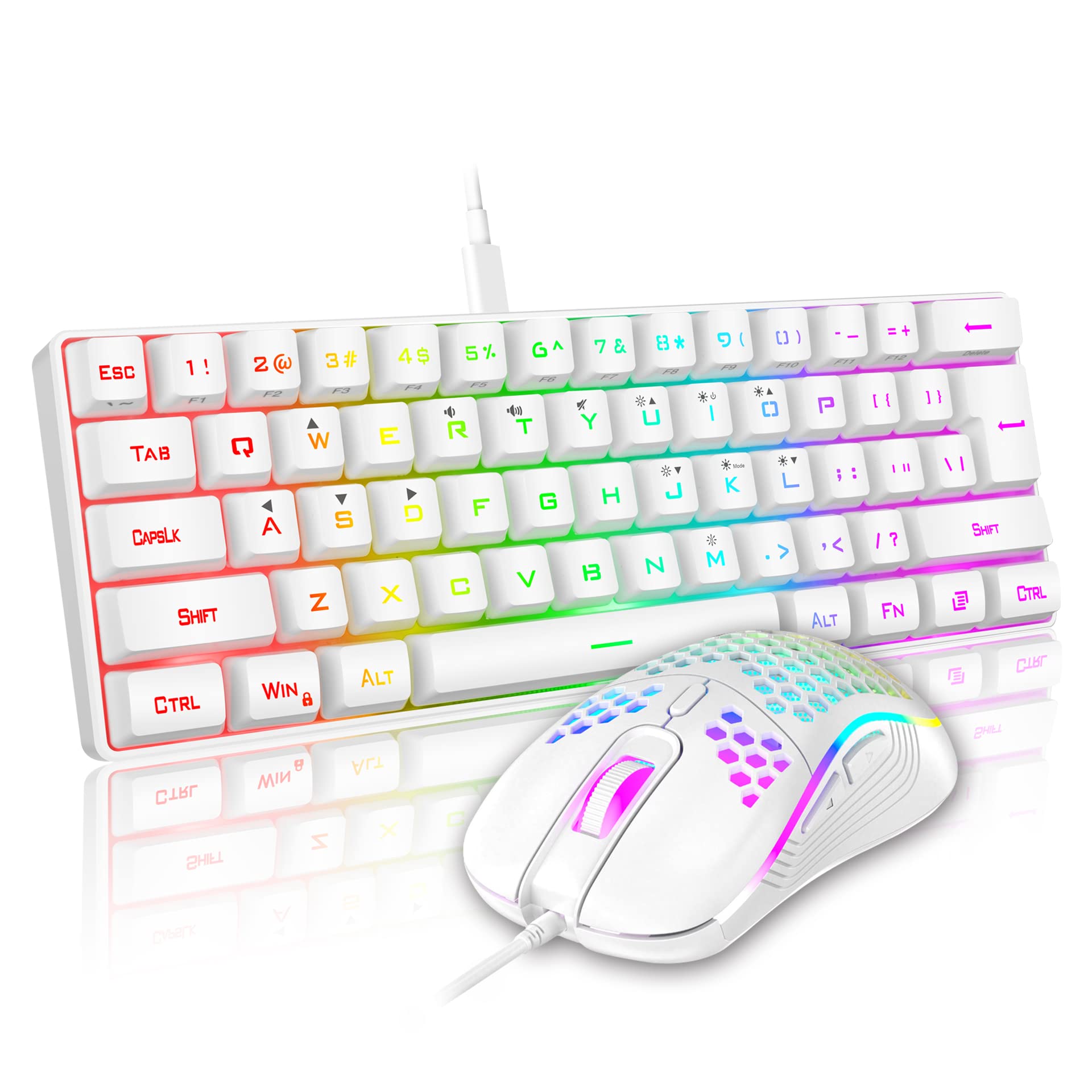 RedThunder 60% Wireless Gaming Keyboard and Mouse
