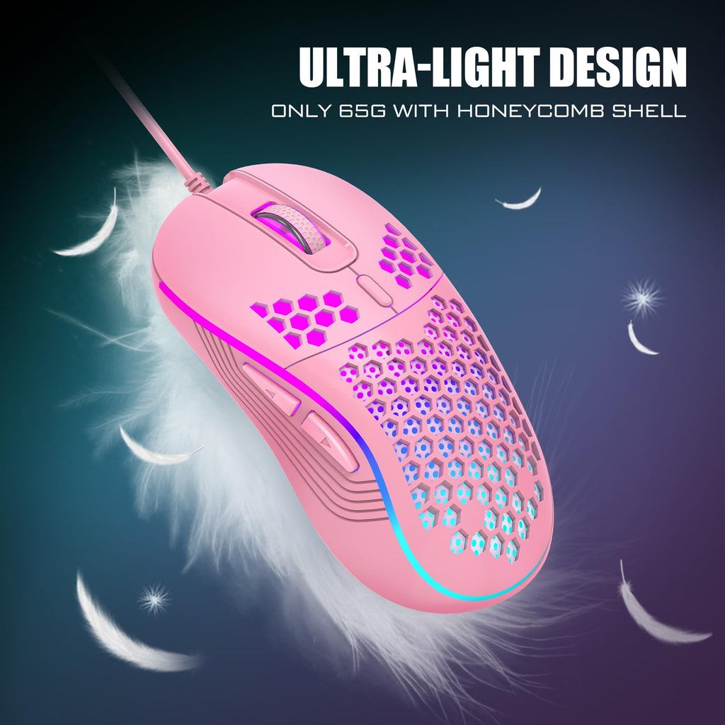 RedThunder 60% Wireless Gaming Keyboard and Mouse
