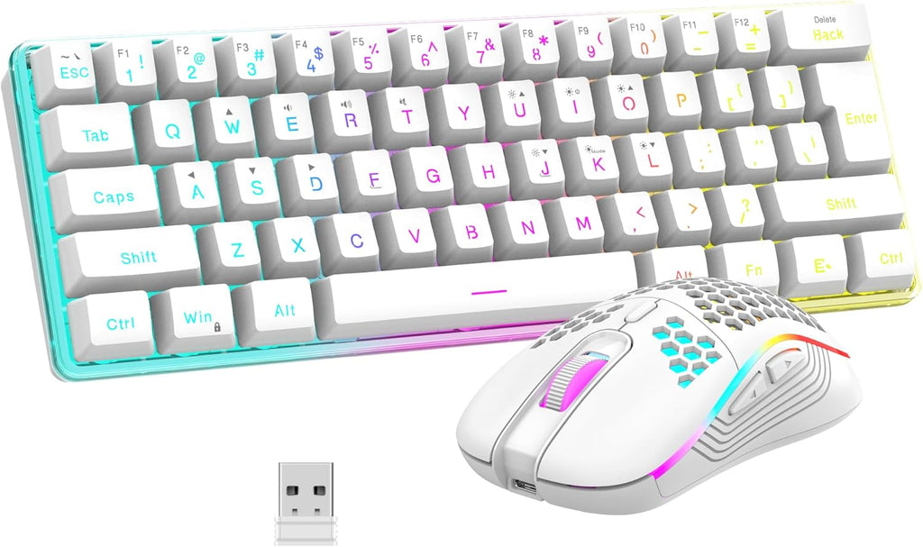 RedThunder 60% Wireless Gaming Keyboard and Mouse