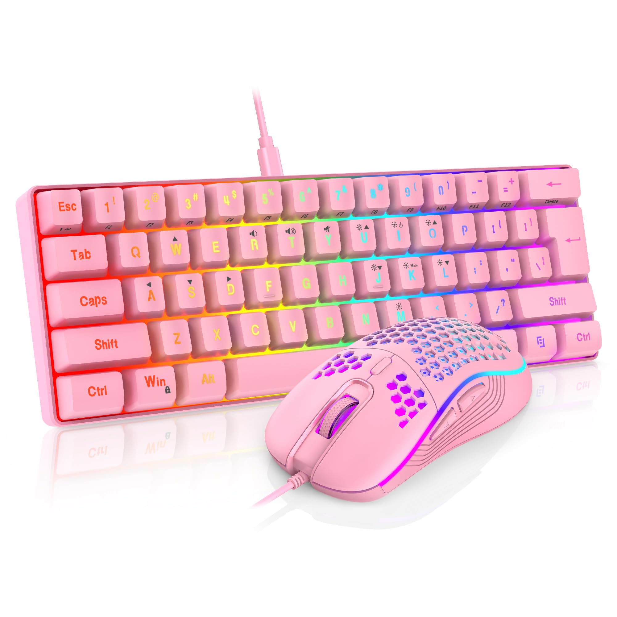 RedThunder 60% Wireless Gaming Keyboard and Mouse