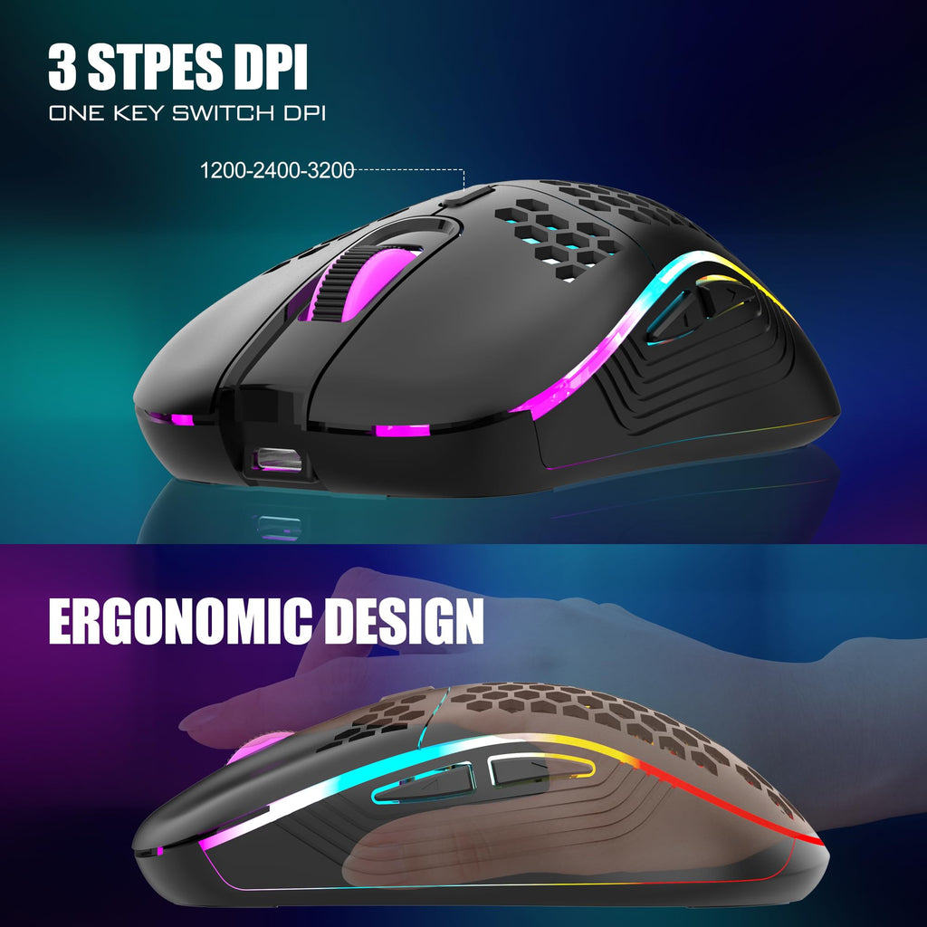 RedThunder 60% Wireless Gaming Keyboard and Mouse