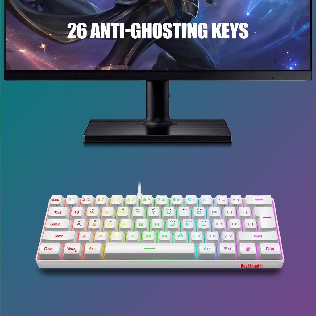 RedThunder 60% Wireless Gaming Keyboard and Mouse
