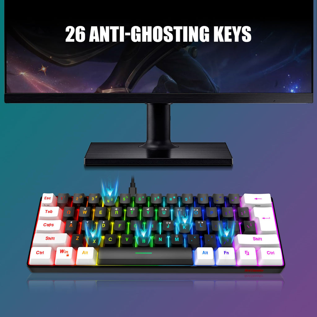 RedThunder 60% Wireless Gaming Keyboard and Mouse