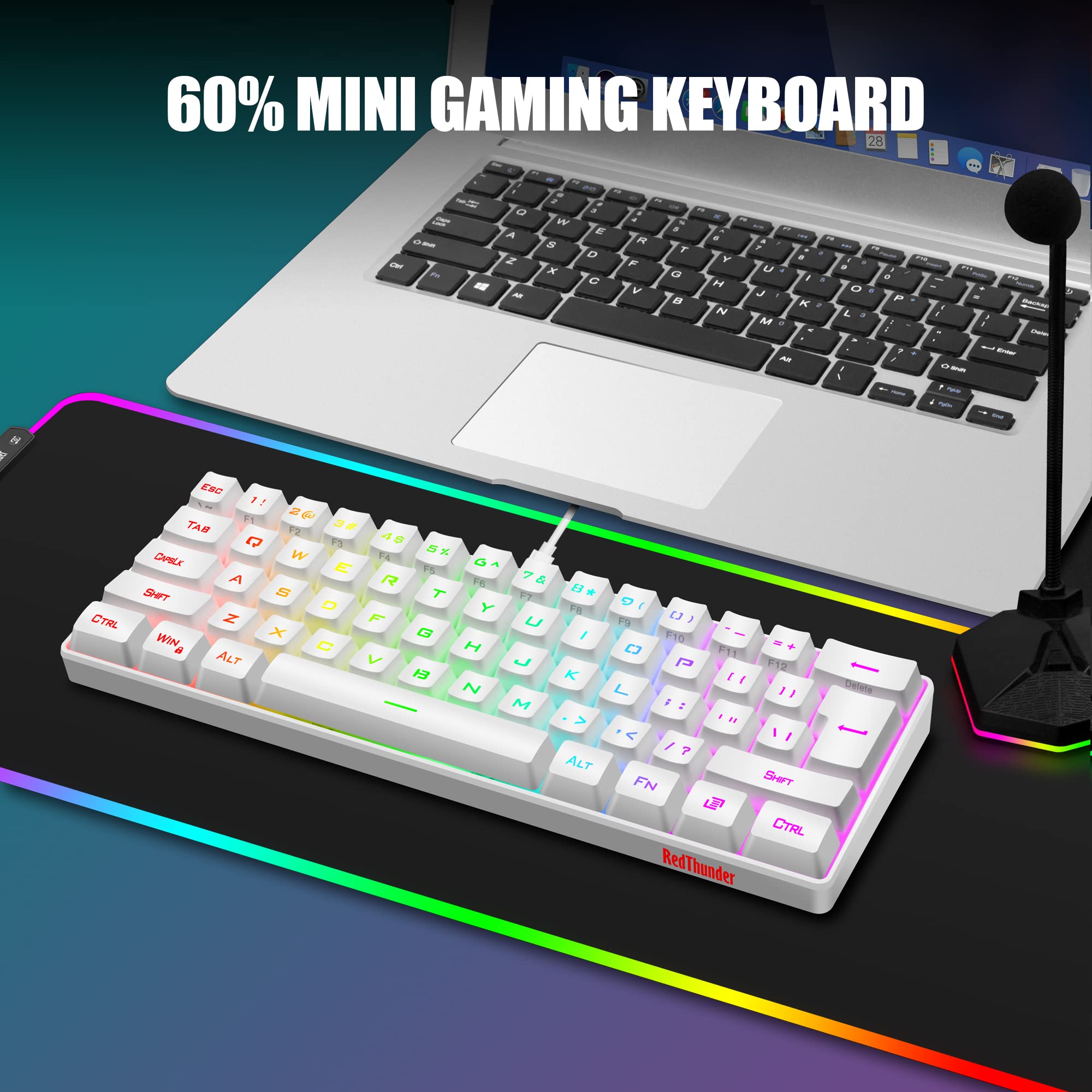 RedThunder 60% Wireless Gaming Keyboard and Mouse