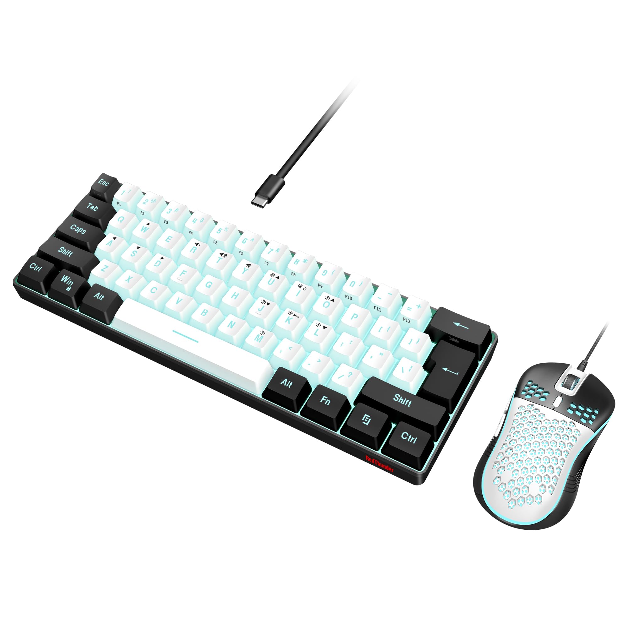 RedThunder 60% Wireless Gaming Keyboard and Mouse