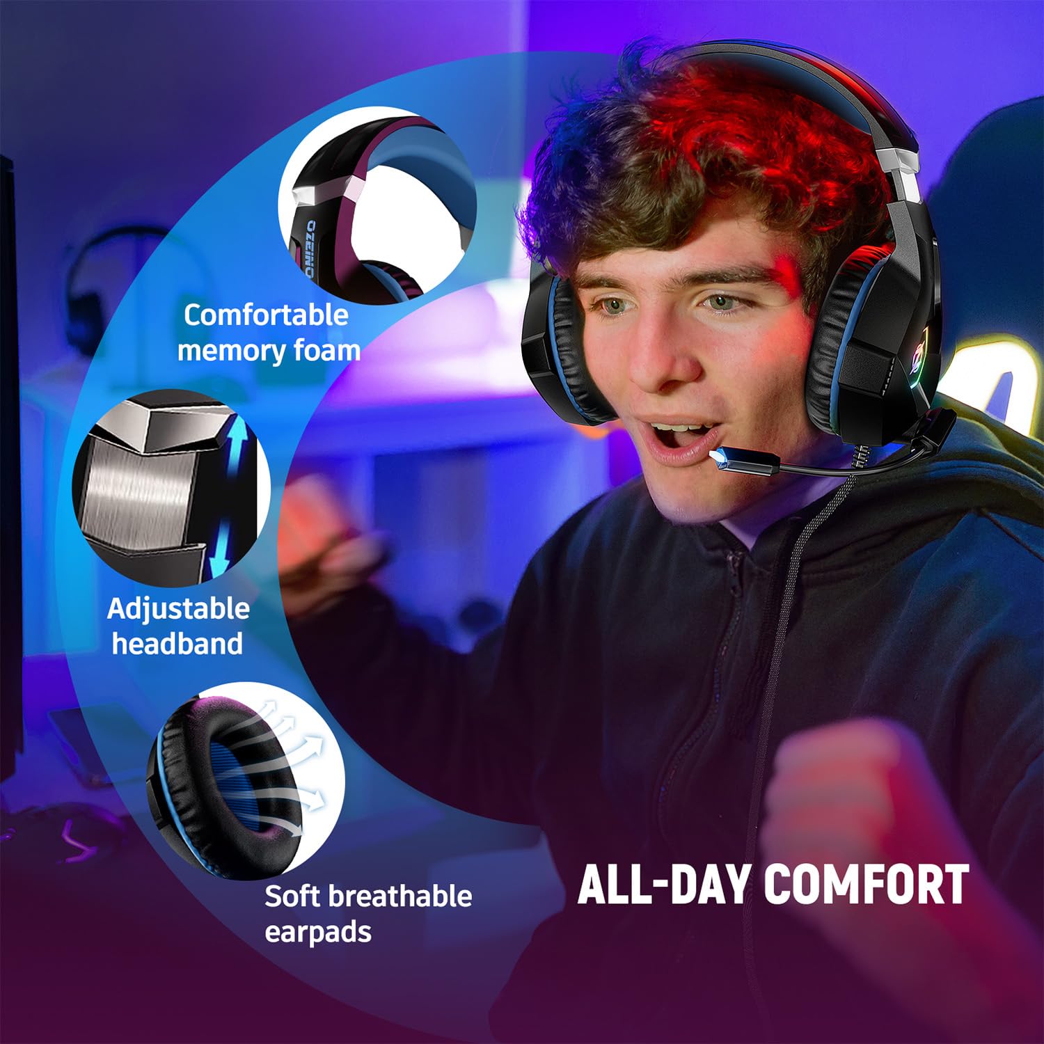 Ozeino Gaming Headset