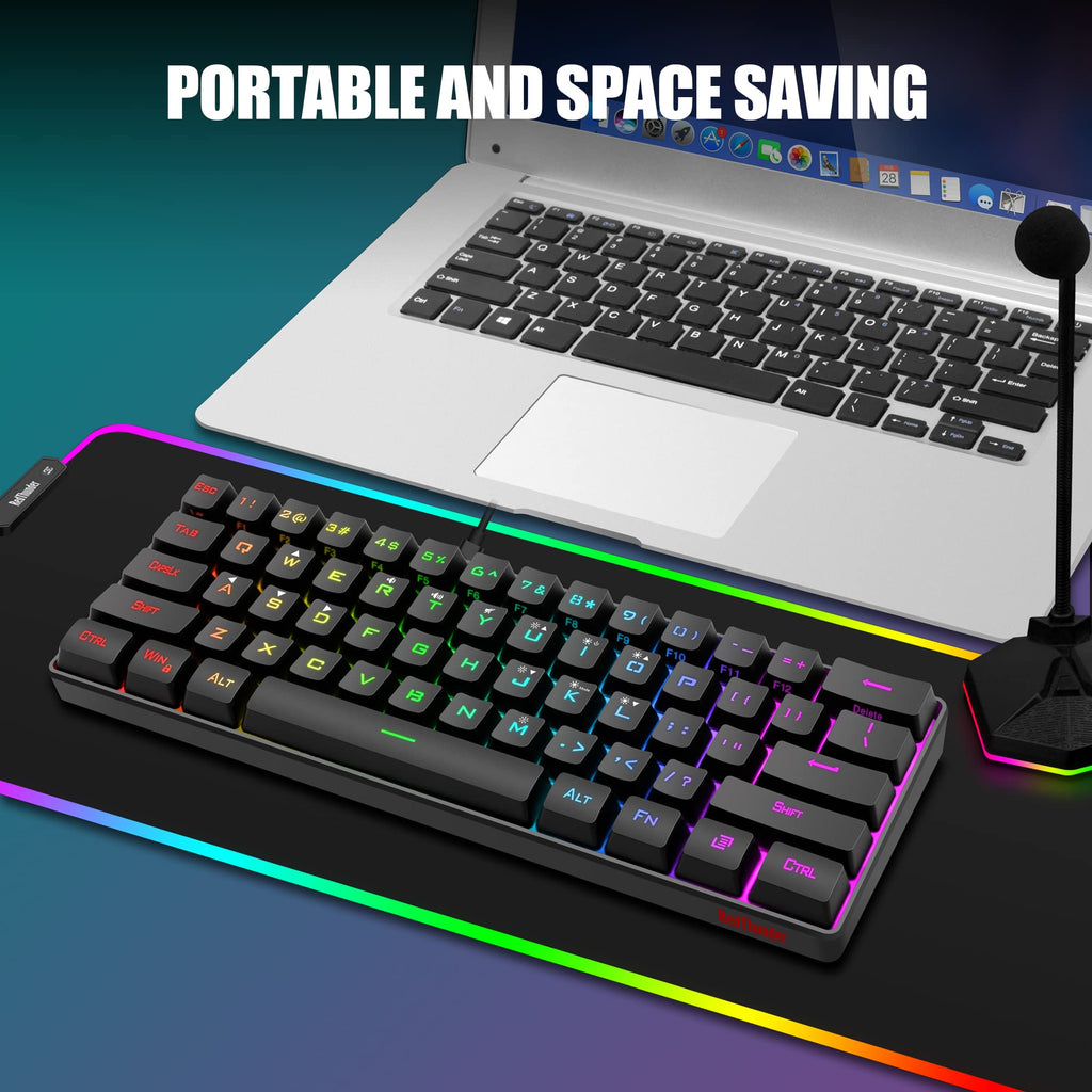 RedThunder 60% Wireless Gaming Keyboard and Mouse