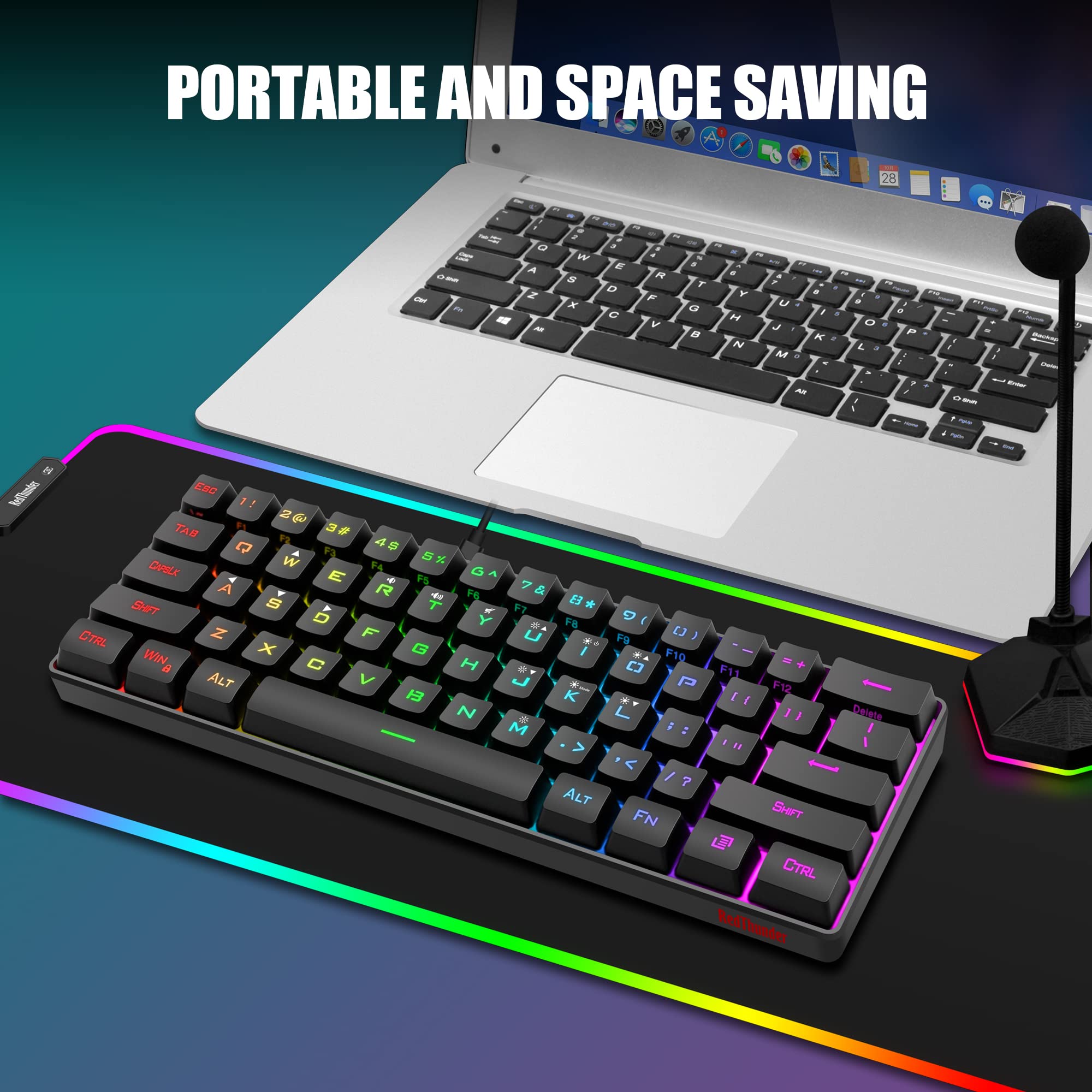 RedThunder 60% Wireless Gaming Keyboard and Mouse