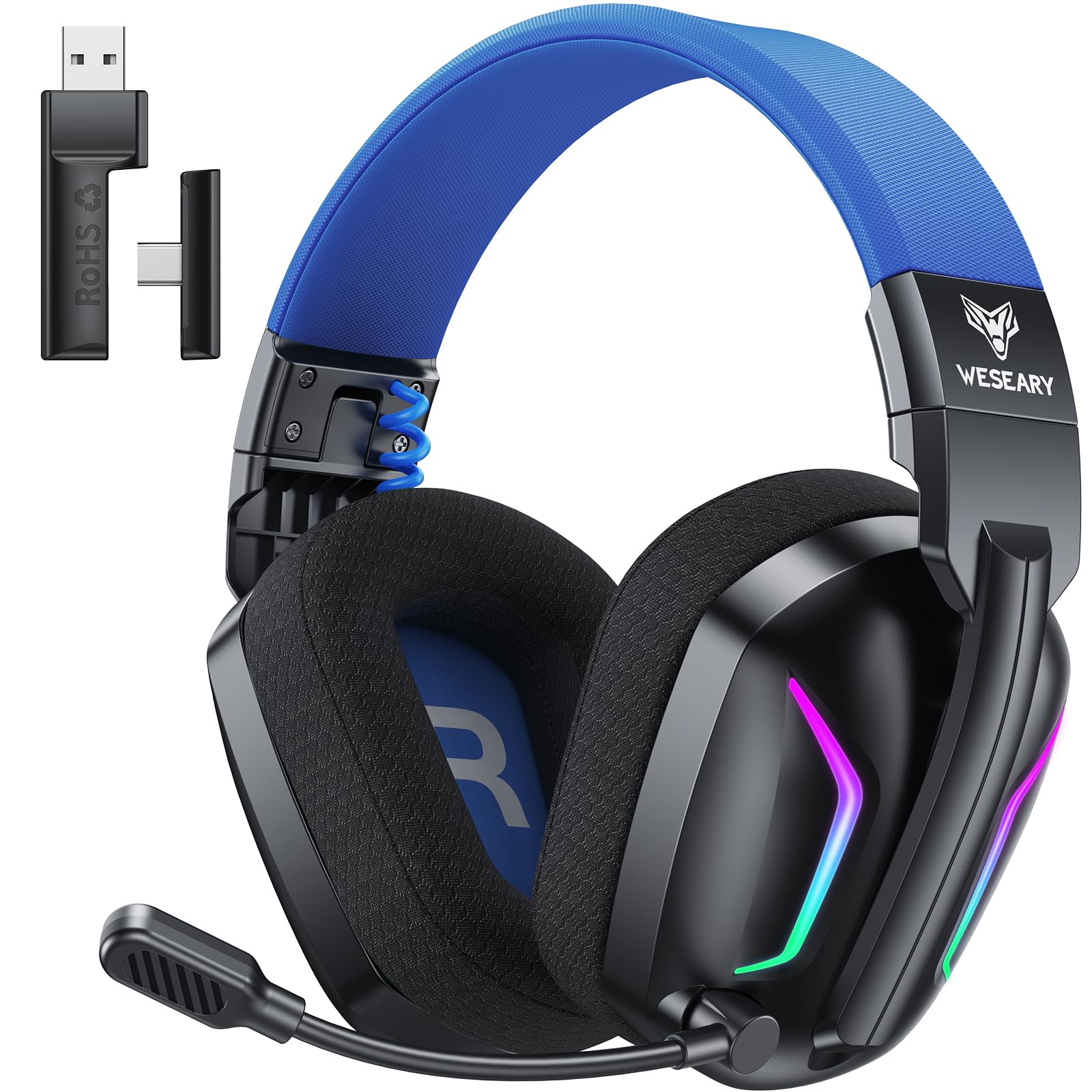 WESEARY Aurora Wireless Gaming Headset