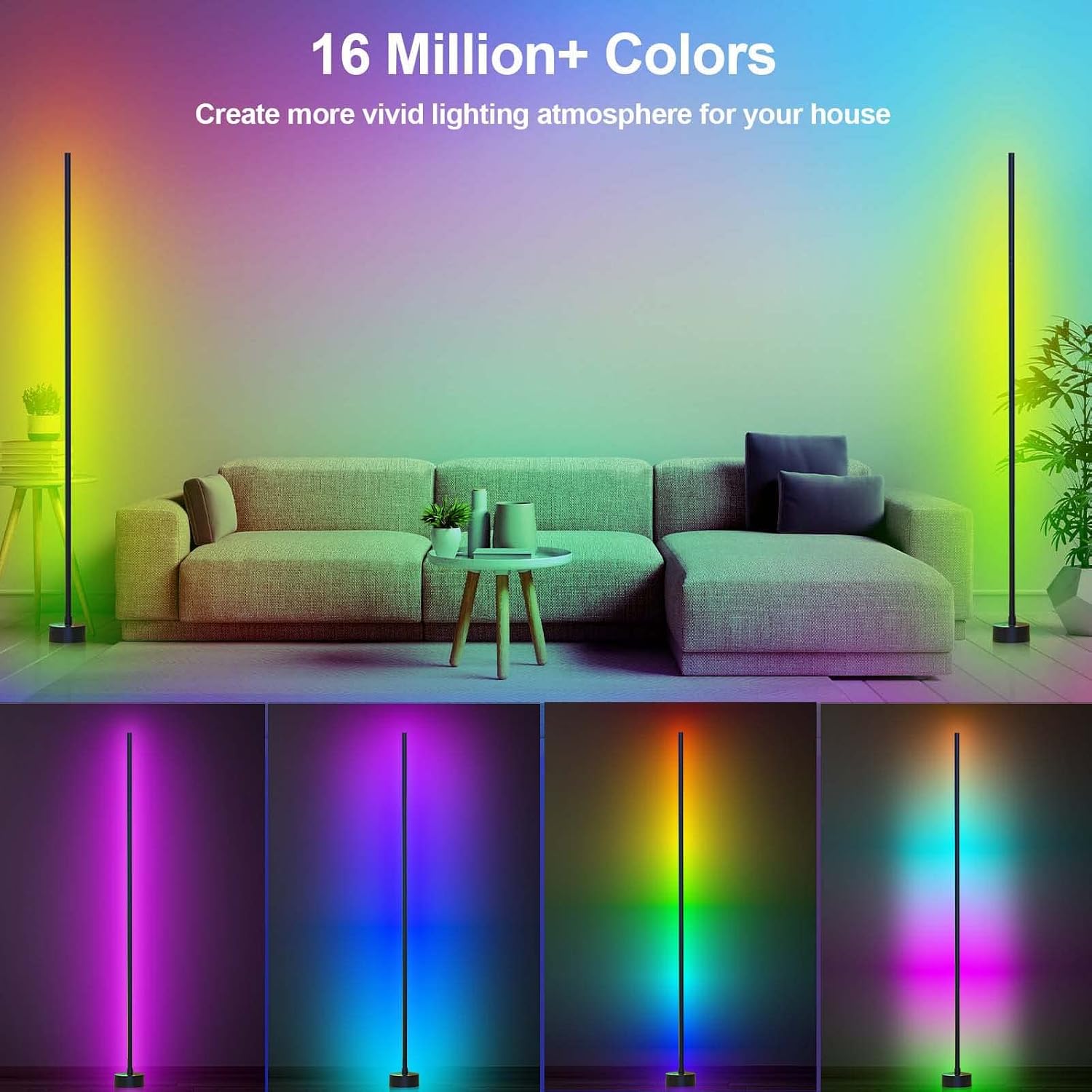 Miortior Corner Floor Lamp