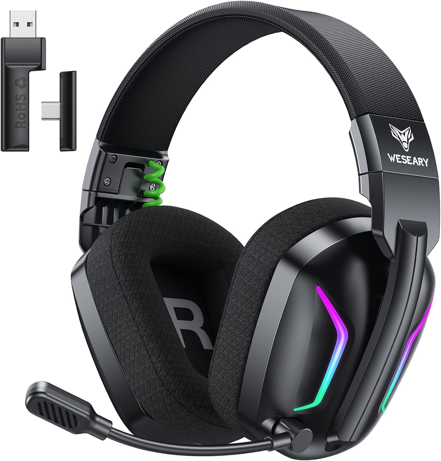 WESEARY Aurora Wireless Gaming Headset