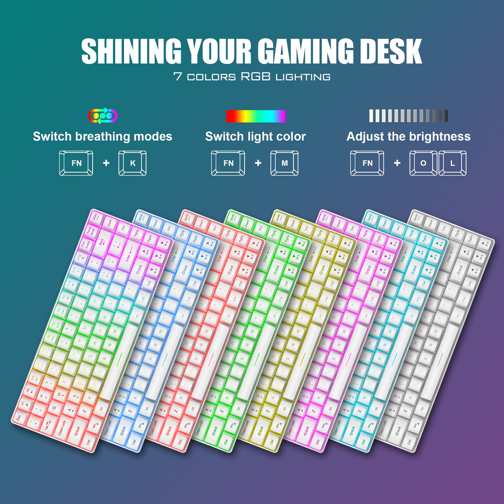 RedThunder 60% Wireless Gaming Keyboard and Mouse
