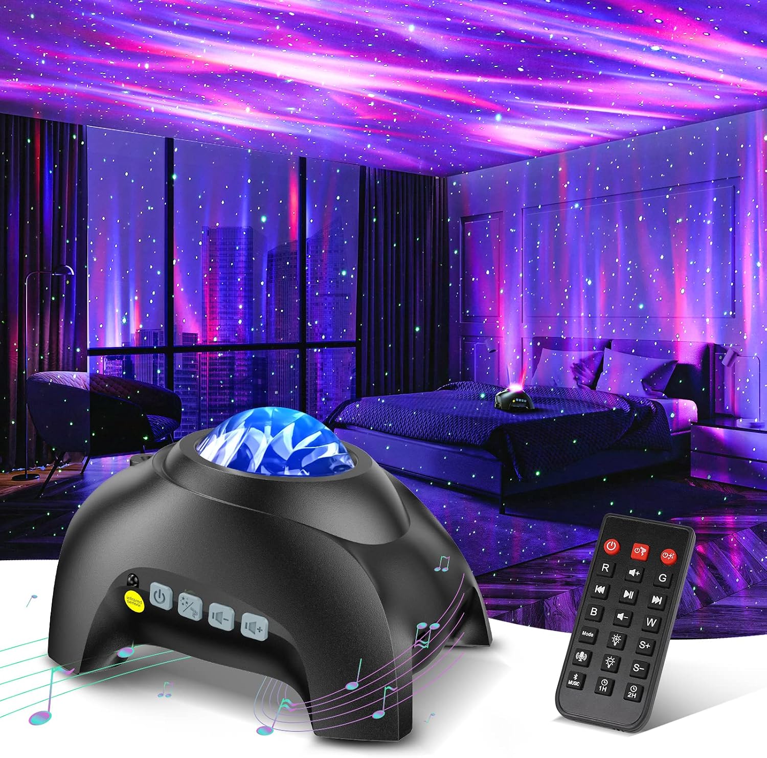 Northern Galaxy Light Aurora Projector with 33 Light Effects