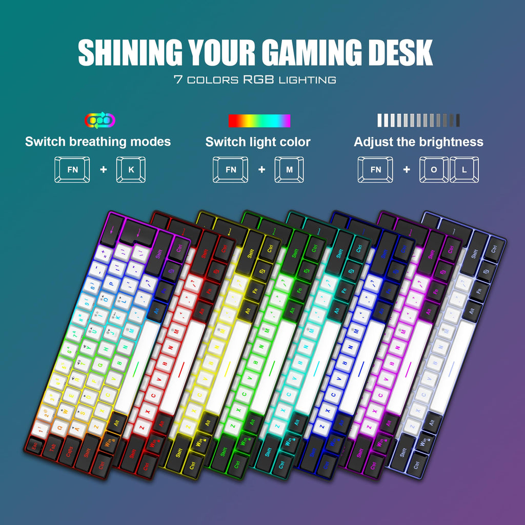 RedThunder 60% Wireless Gaming Keyboard and Mouse