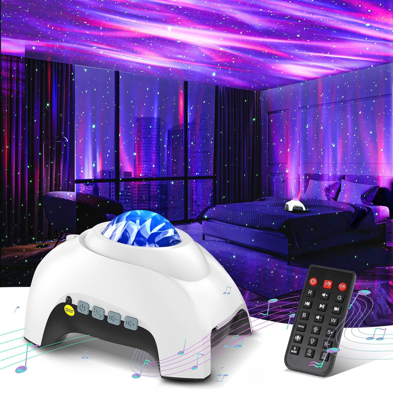 Northern Galaxy Light Aurora Projector with 33 Light Effects