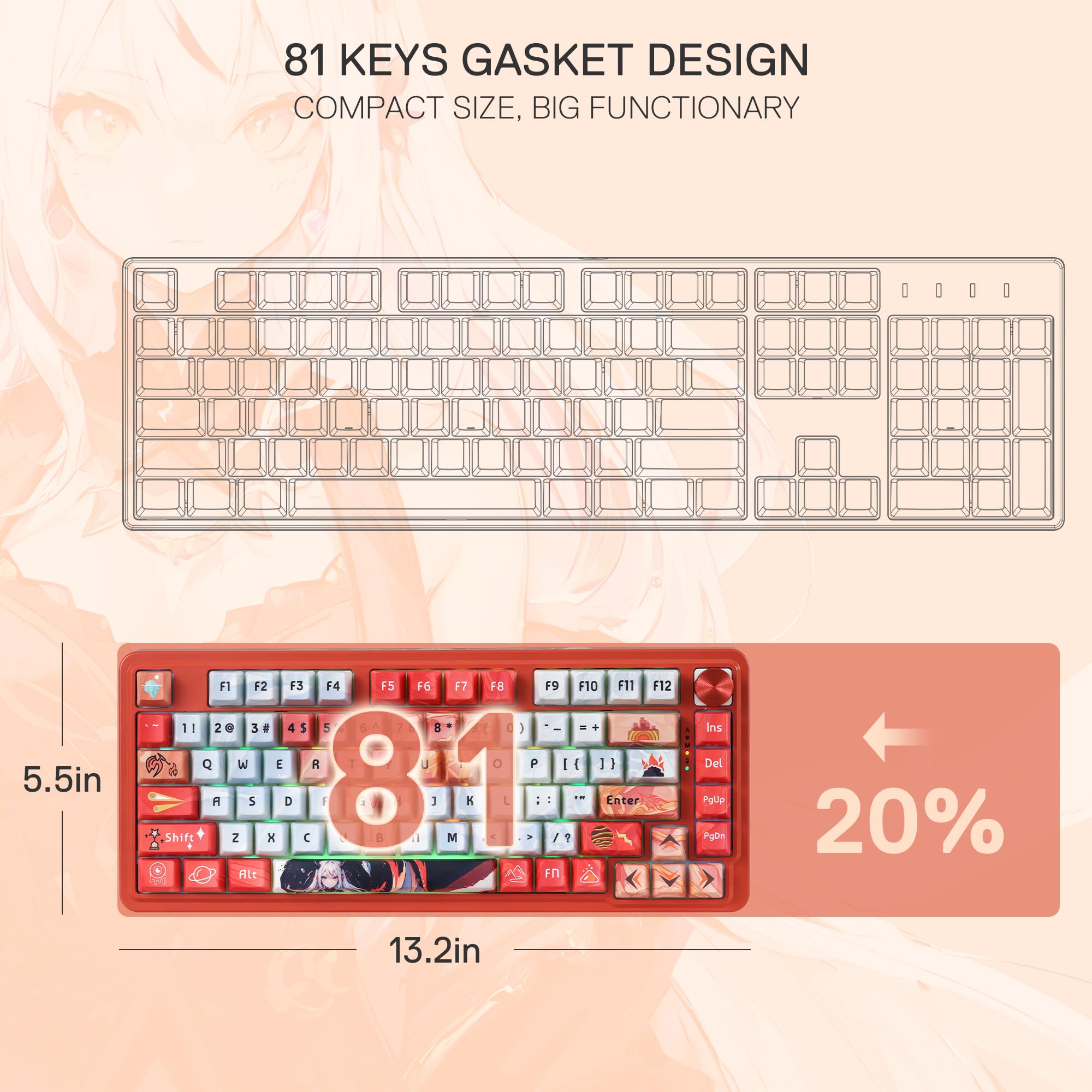Redragon K673 PRO Wireless