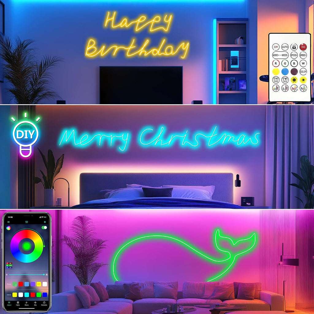 Cozylady RGB Neon Light LED Rope